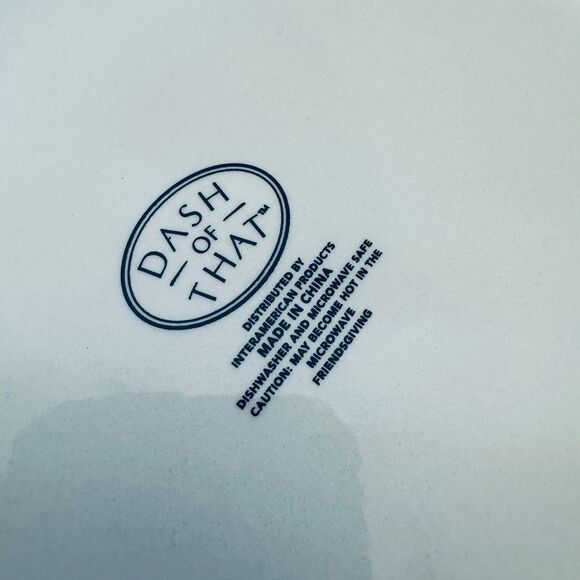 Fall Autumn Gather Thankful Ceramic Serving Plates Set - Picture 3 of 4